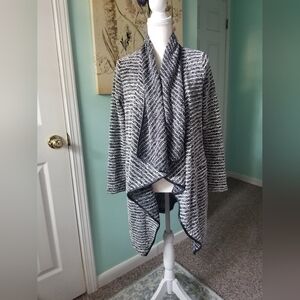 Black and white cardigan